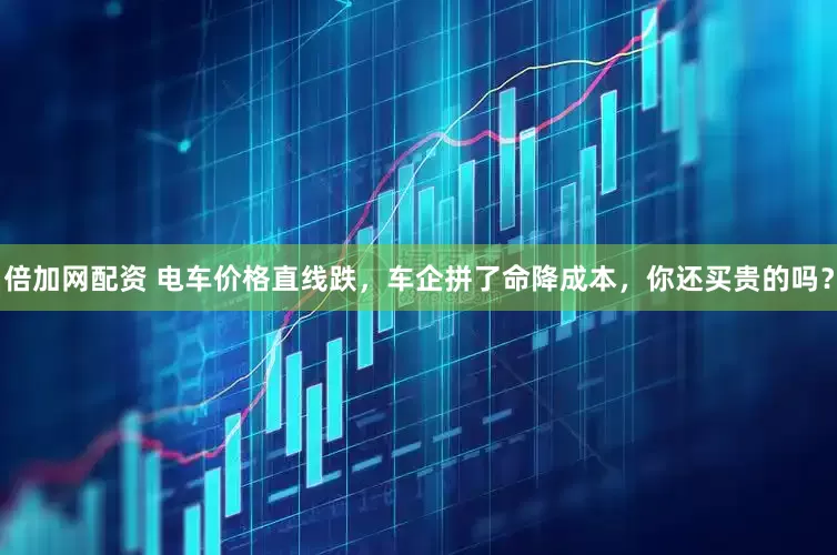 倍加网配资 电车价格直线跌，车企拼了命降成本，你还买贵的吗？