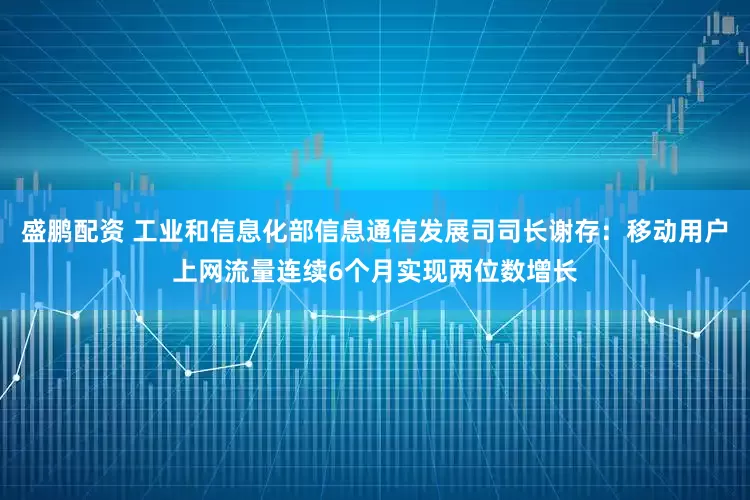 盛鹏配资 工业和信息化部信息通信发展司司长谢存：移动用户上网流量连续6个月实现两位数增长