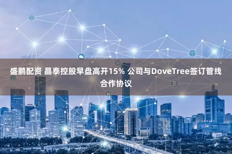 盛鹏配资 晶泰控股早盘高开15% 公司与DoveTree签订管线合作协议